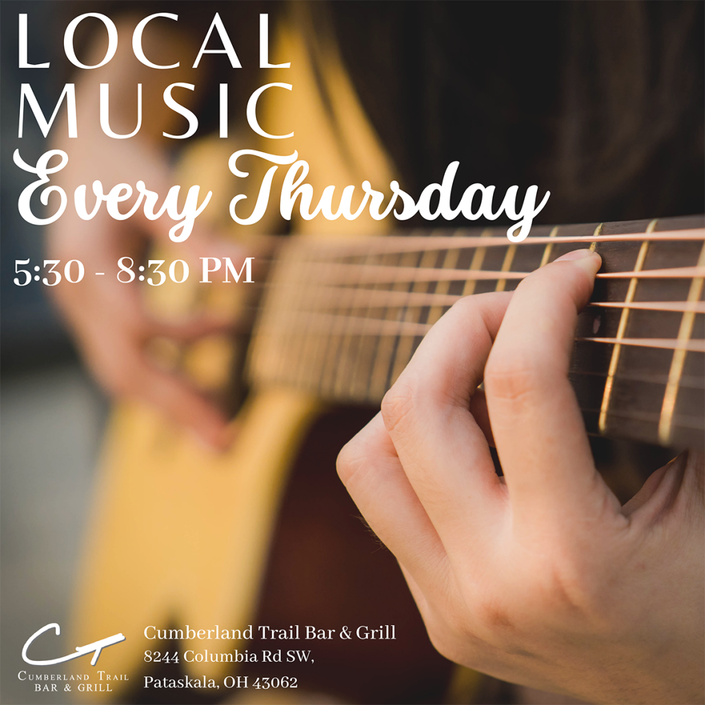 Local Music Every Thursday 5:30 - 8:30 PM at Cumberland Trail Bar + Grill